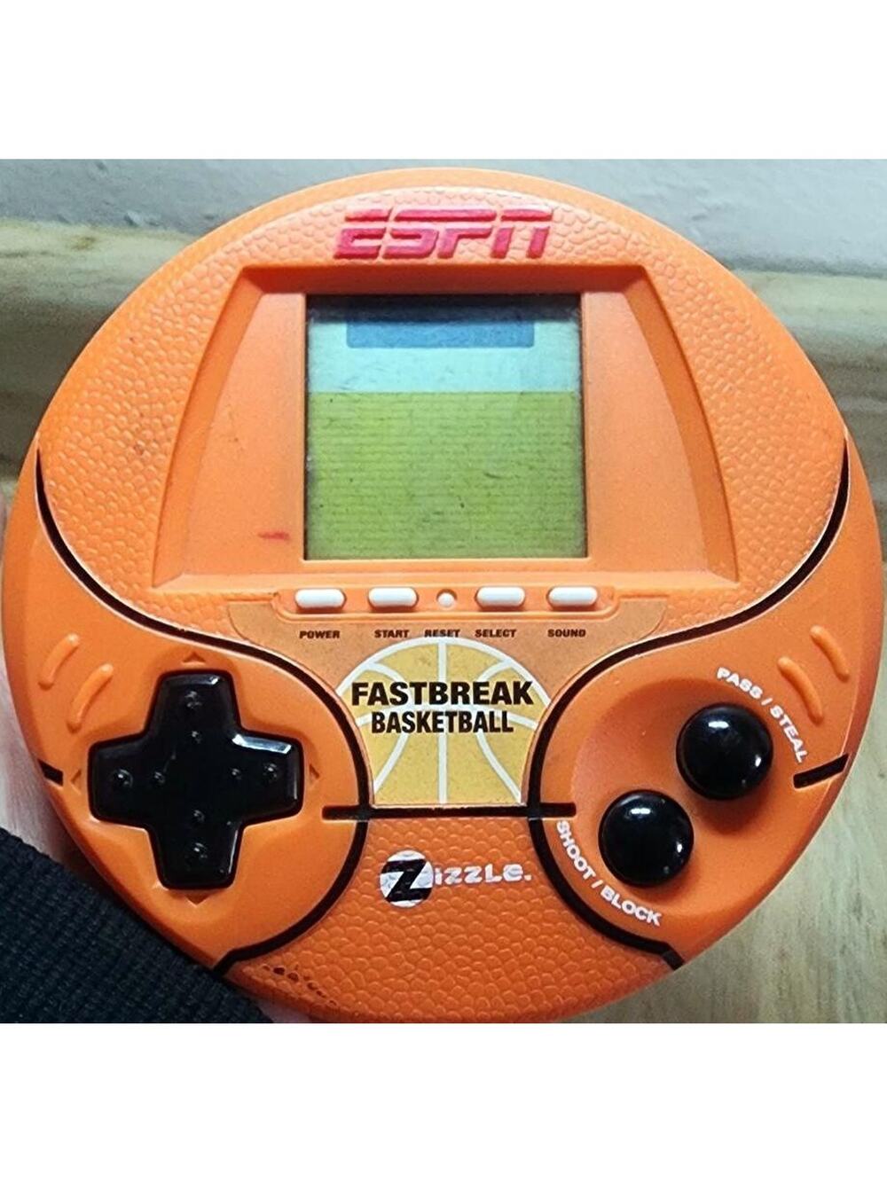 ESPN Fast Break Basketball Electronic Handheld Game By Zizzle 2007 See Pic. *